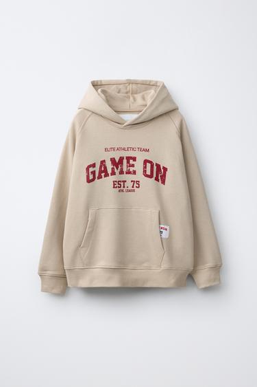SPORTY HOODIE - camel by Zara