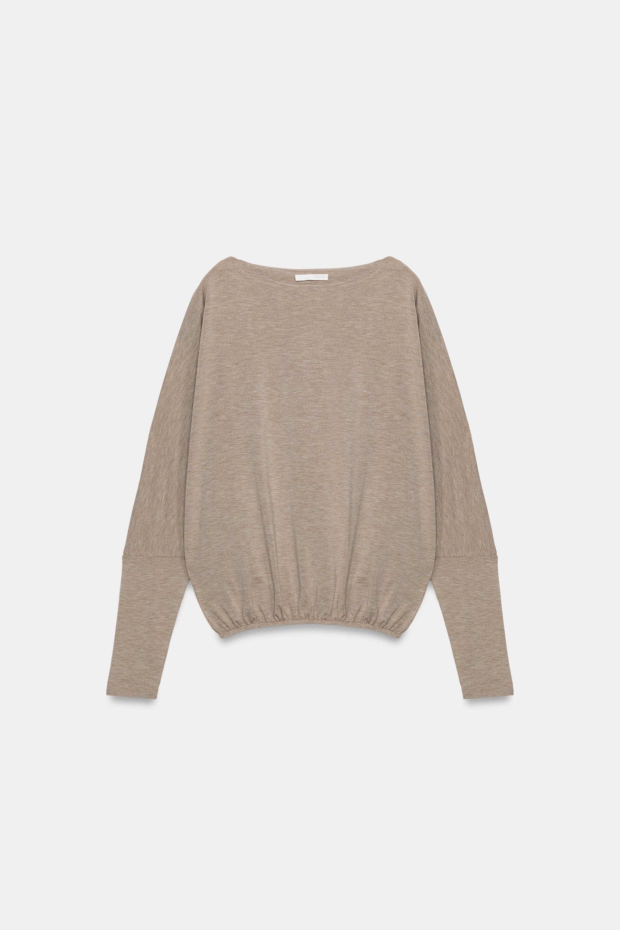 ELASTIC HEM T-SHIRT - thumbnail 5
