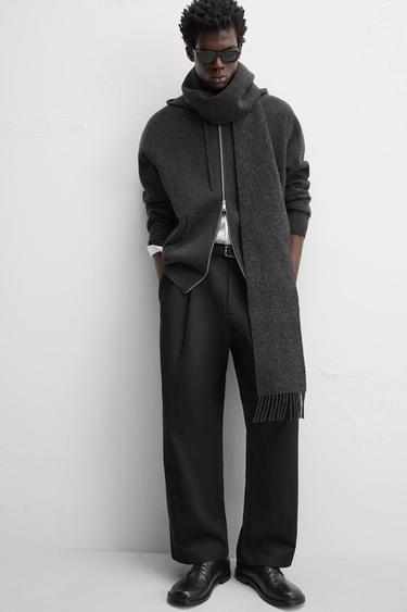 PANTALON À PLIS - Noir de Zara - Image 4