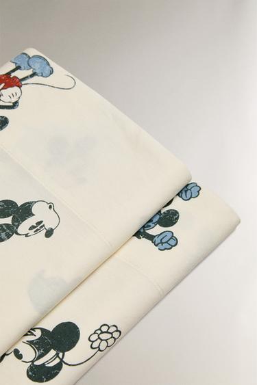 KIDS' MICKEY & MINNIE ©DISNEY FLAT SHEET - Multicoloured by Zara - Image 3