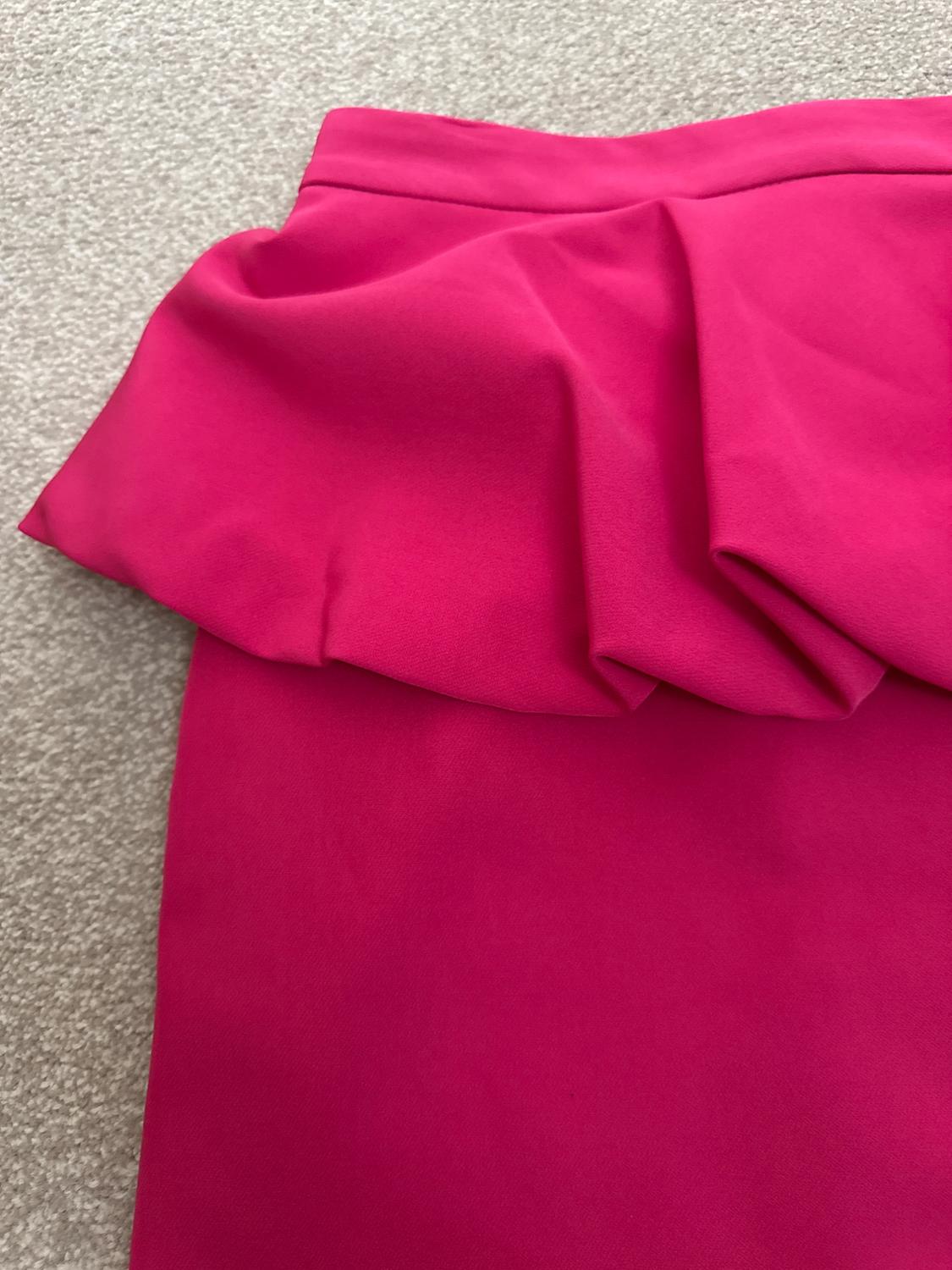 MINI SKIRT WITH FLOUNCED DETAIL - Image 2