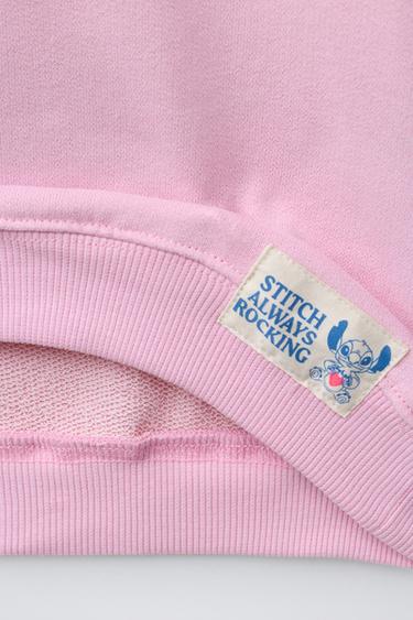 SWEAT IMPRIMÉ LILO & STITCH © DISNEY - Mauve clair de Zara - Image 3