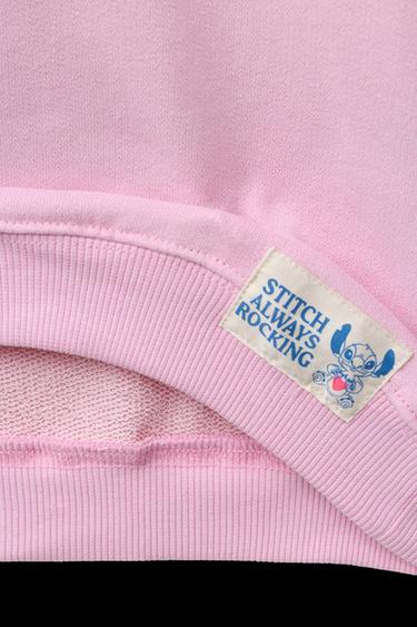 SUDADERA ESTAMPADA LILO & STITCH © DISNEY - Malva claro de Zara