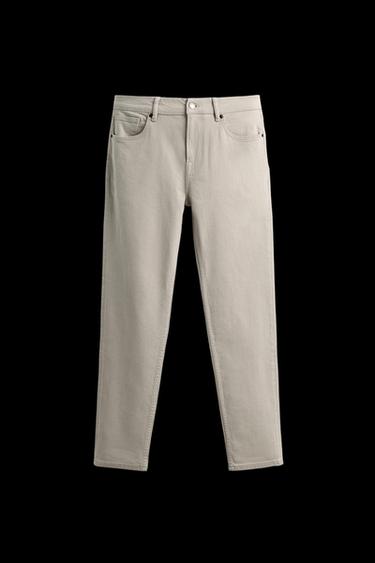 JEANS SLIM FIT - Crudo de Zara - Imagen 0