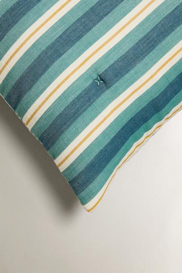 CHILDREN'S MULTI-WIDTH STRIPED QUILT CUSHION COVER - striped by Zara - Image 1