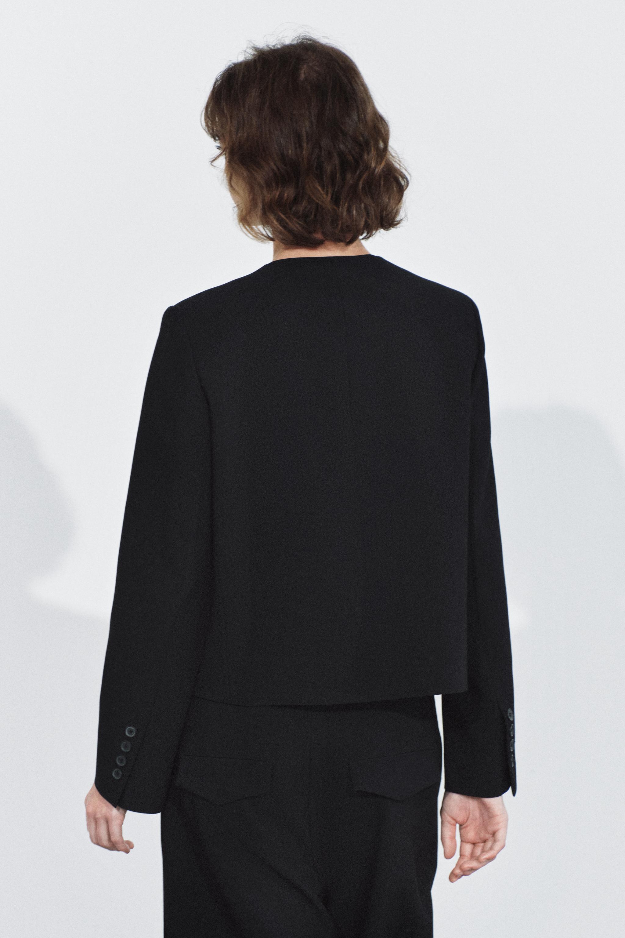 ZW COLLECTION SIDE LAPEL BLAZER