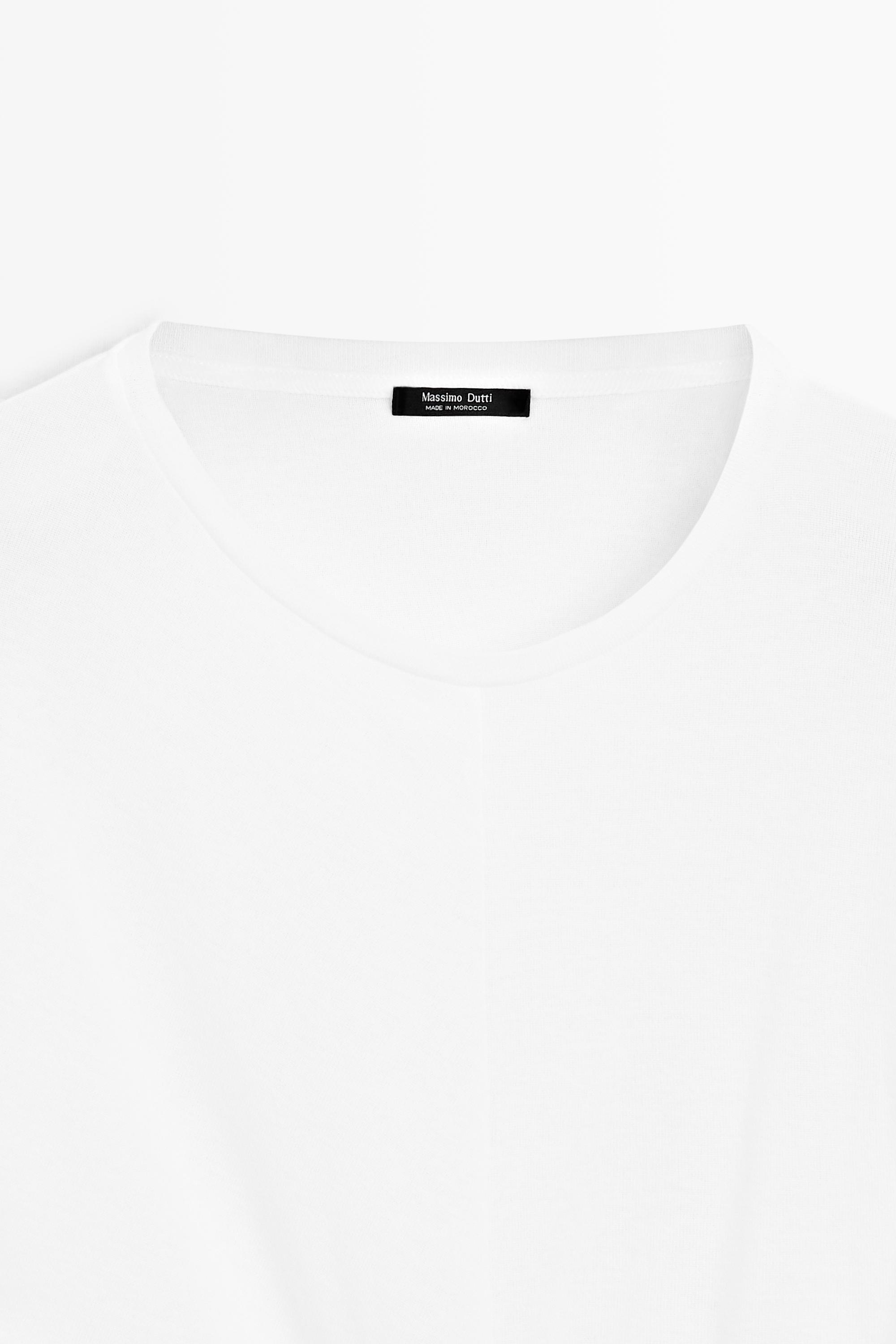Short sleeve T-shirt with tie detail