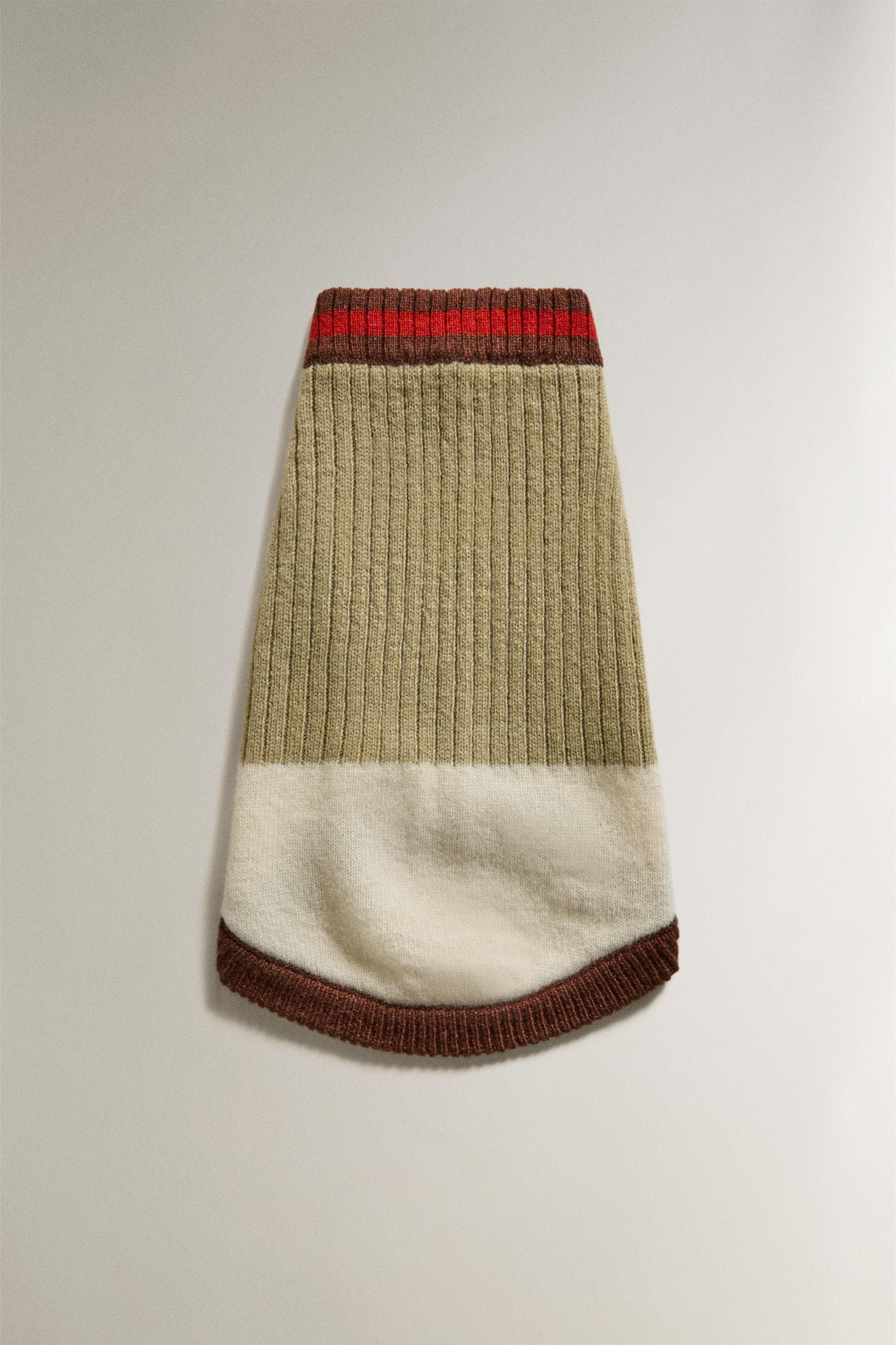 Женские свитеры Zara RIBBED PET SWEATER — фото 3