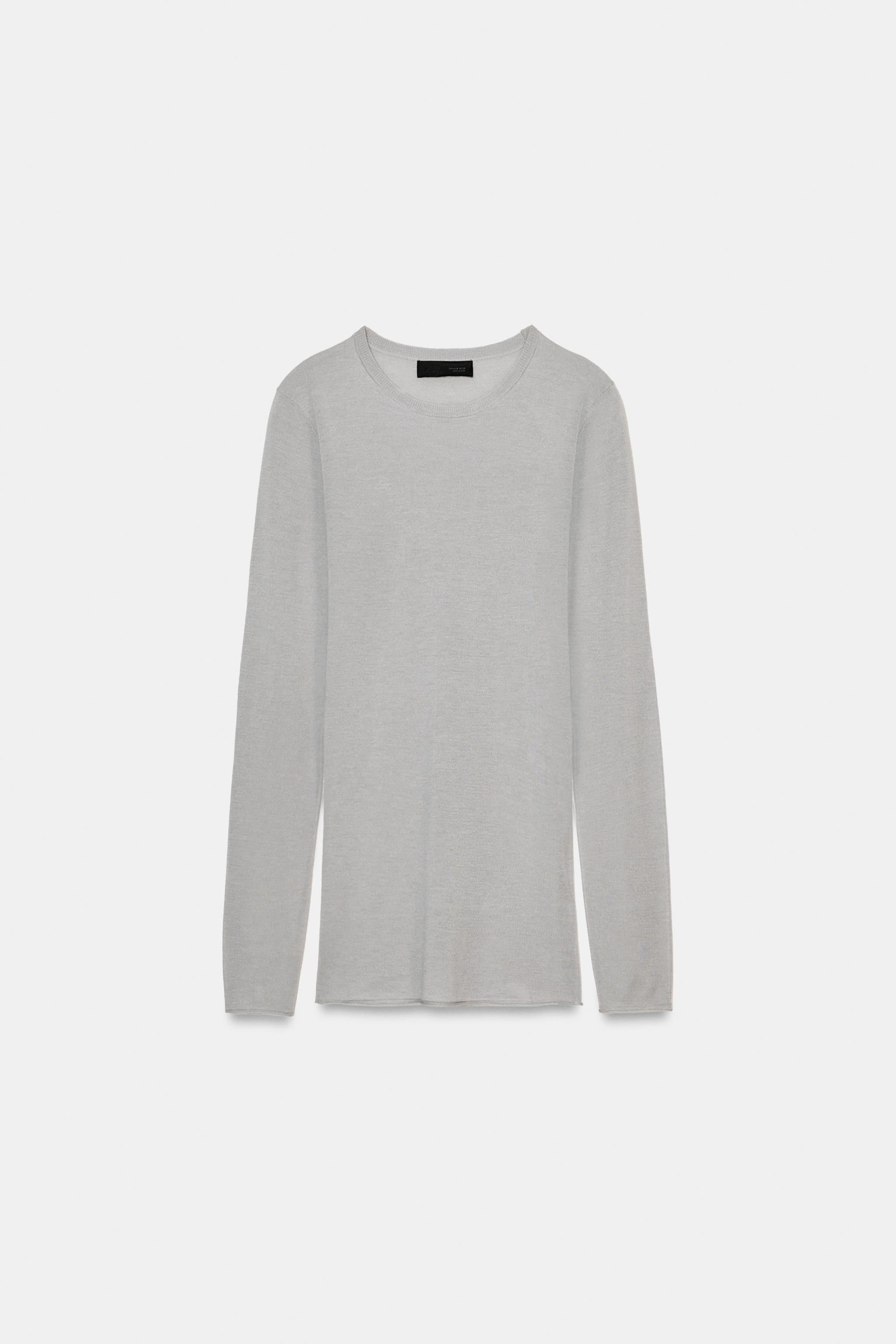 PULL EN MAILLE FINE AVEC LAINE