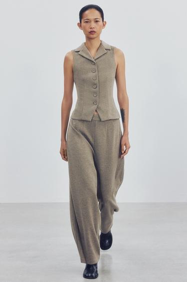 BARREL PANTS — Mid-mink 2
