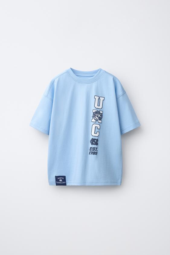 NORTH CAROLINA PARK FIELDS ® PRINT T-SHIRT - Sky blue de Zara - Imagen 0
