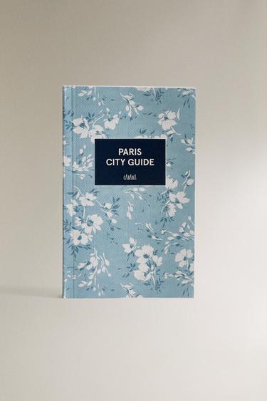 КНИГА „PARIS CITY GUIDE CABANA“ - Син/Бял от Zara