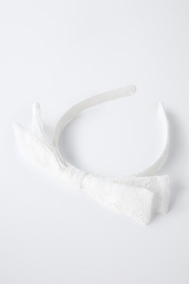 SERRE-TÊTE LACET AJOURÉ - Blanc de Zara - Image 2