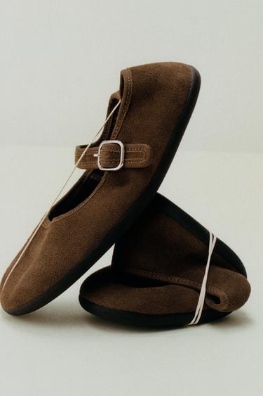 Bailarinas de cuero estilo barefoot