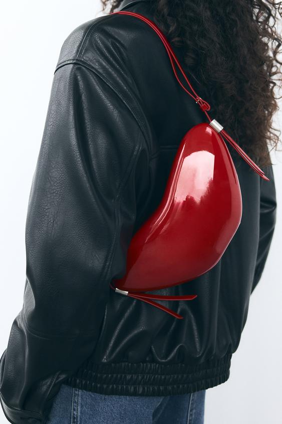 RIGID SHOULDER BAG 紅色 ZARA Hong Kong SAR / 香港特別行政區