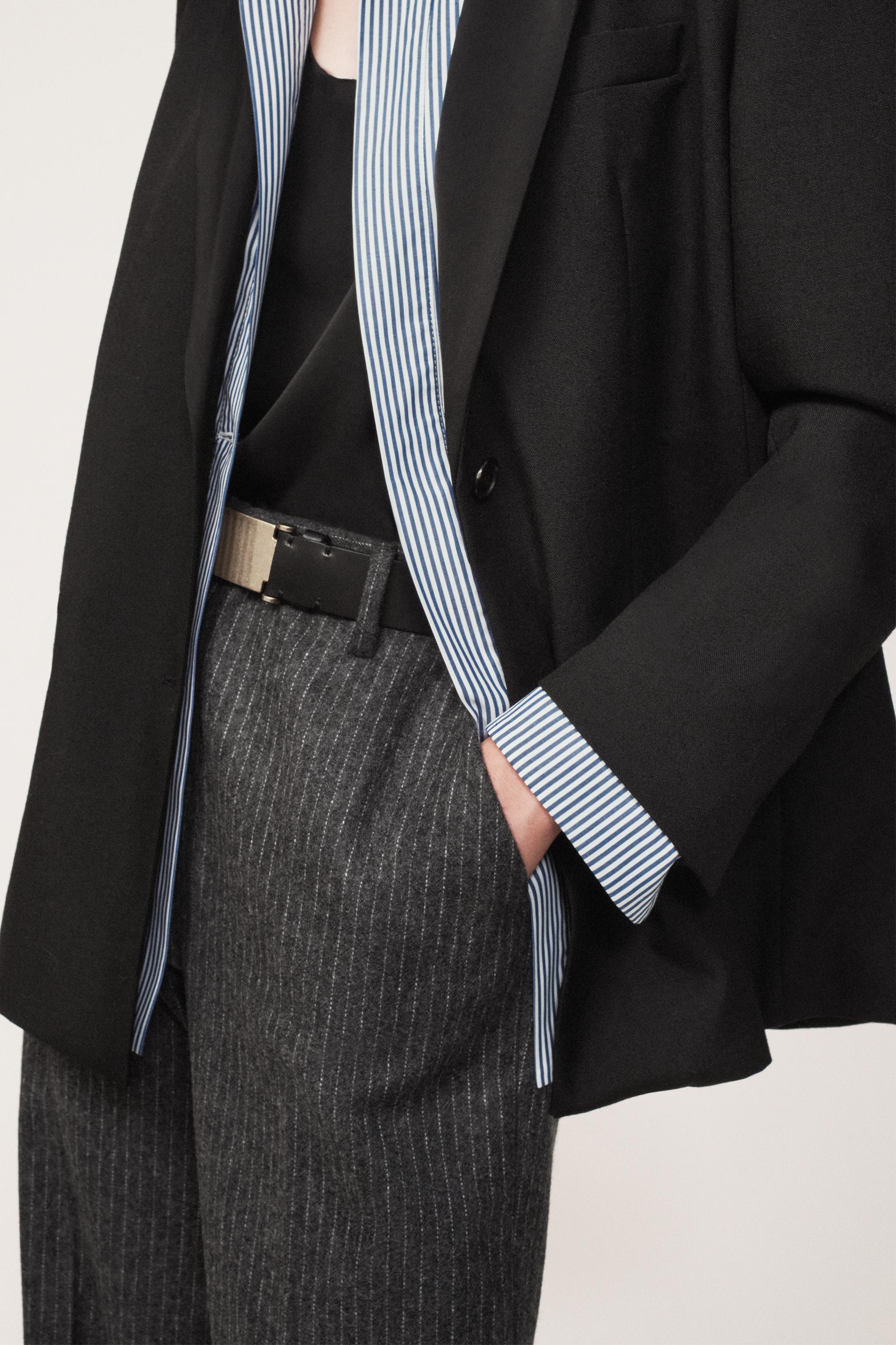 BLAZER COMBINÉE LAINE 100 % - THE ITEM ZARA WOMAN