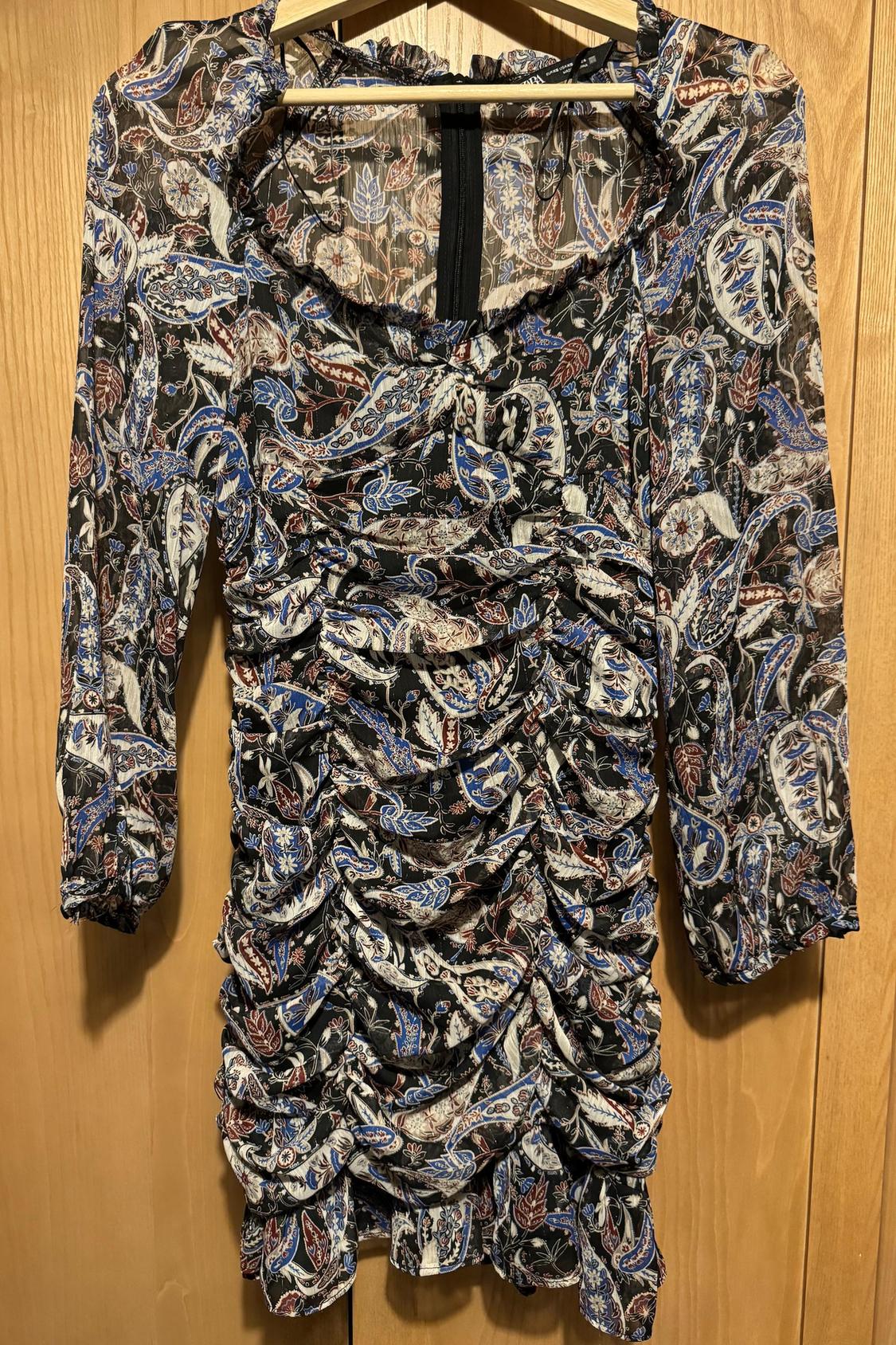 PAISLEY PRINT DRESS
