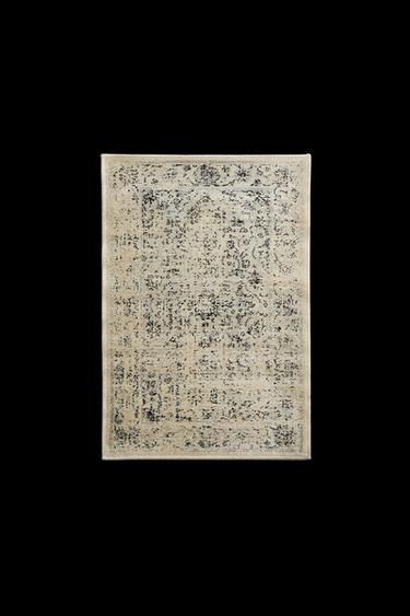 Zara VINTAGE EFFECT AREA RUG - Beige - Image 0