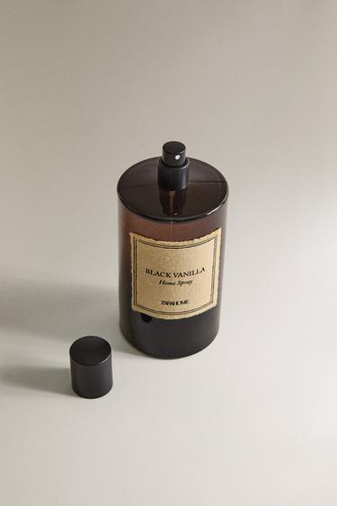 (200 ML) BLACK VANILLA AIR FRESHENER SPRAY - Black by Zara - Image 1