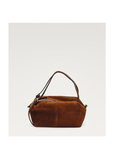 Zara Split leather mini satchel bag - Leather