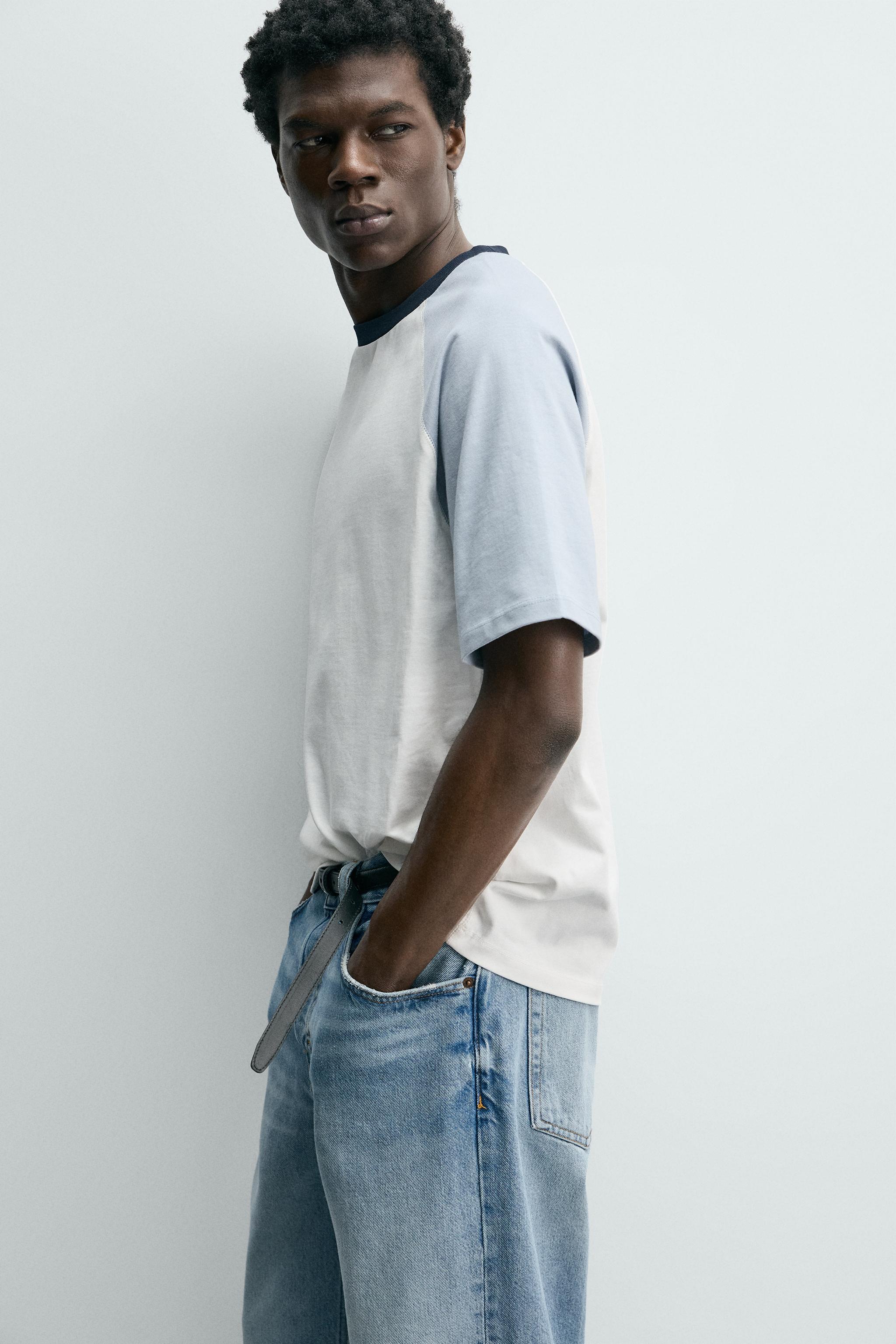 T-SHIRT REGULAR FIT COLOR BLOCK