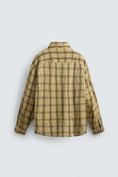 CHEMISE RELAXED FIT À CARREAUX - Bis de Zara - Image 7