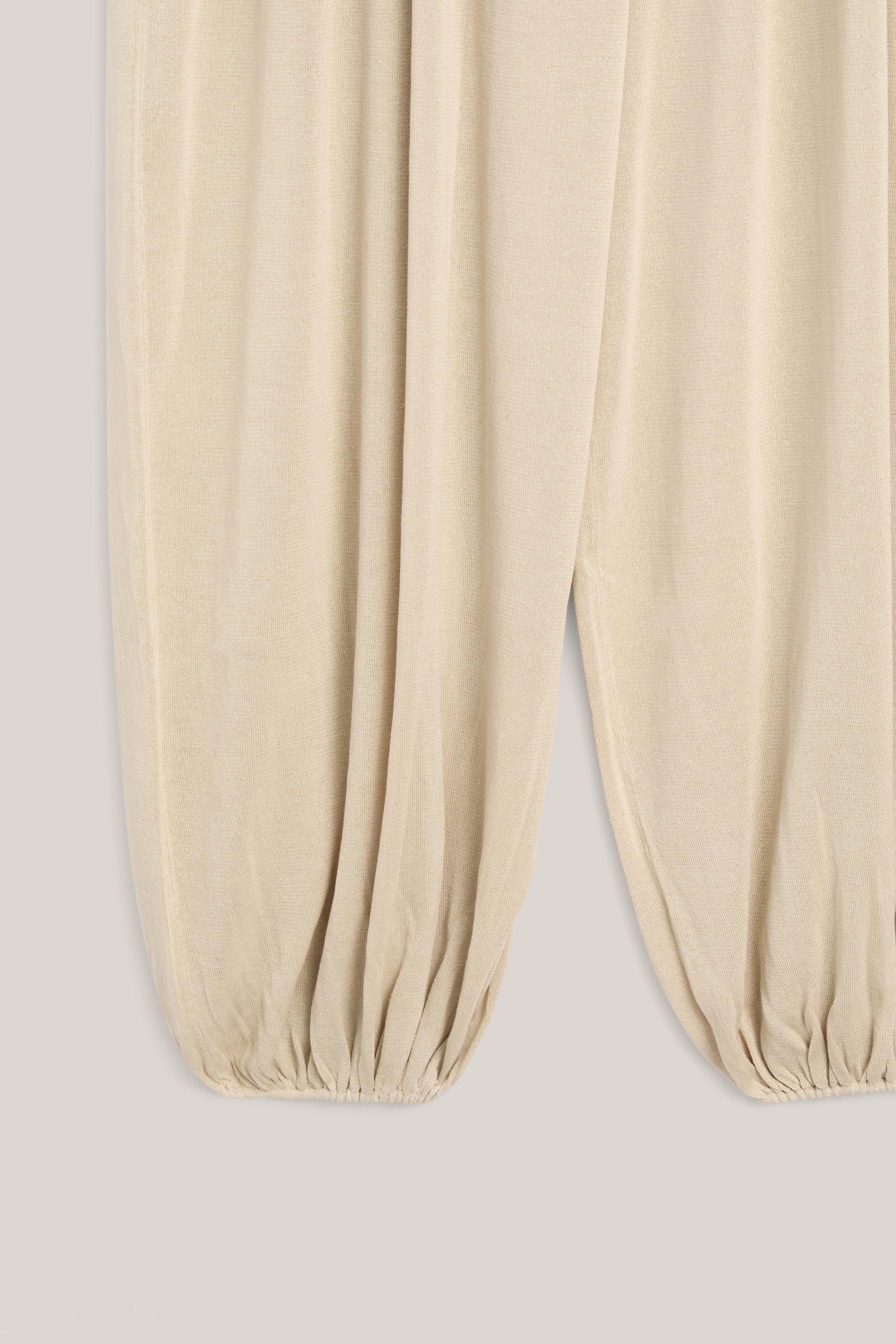 Silk blend total look sarouel trousers - LIMITED EDITION