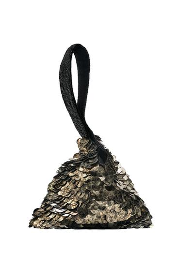 BEADED BUCKET BAG