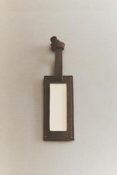 IDENTIFICATEURS CUIR PETITS (LOT DE 2) - Marron foncé de Zara