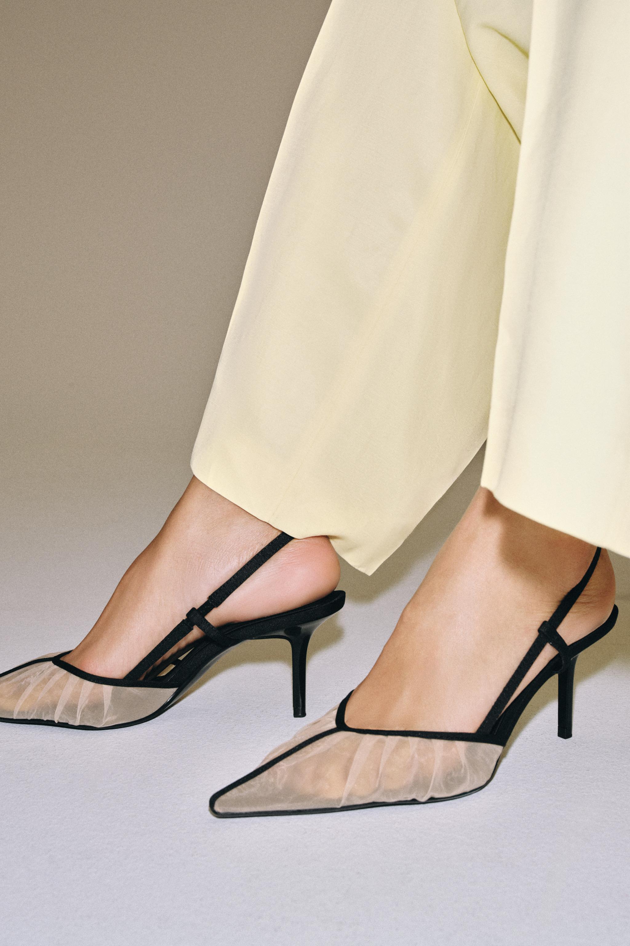 Женские туфли Zara MESH HEELS