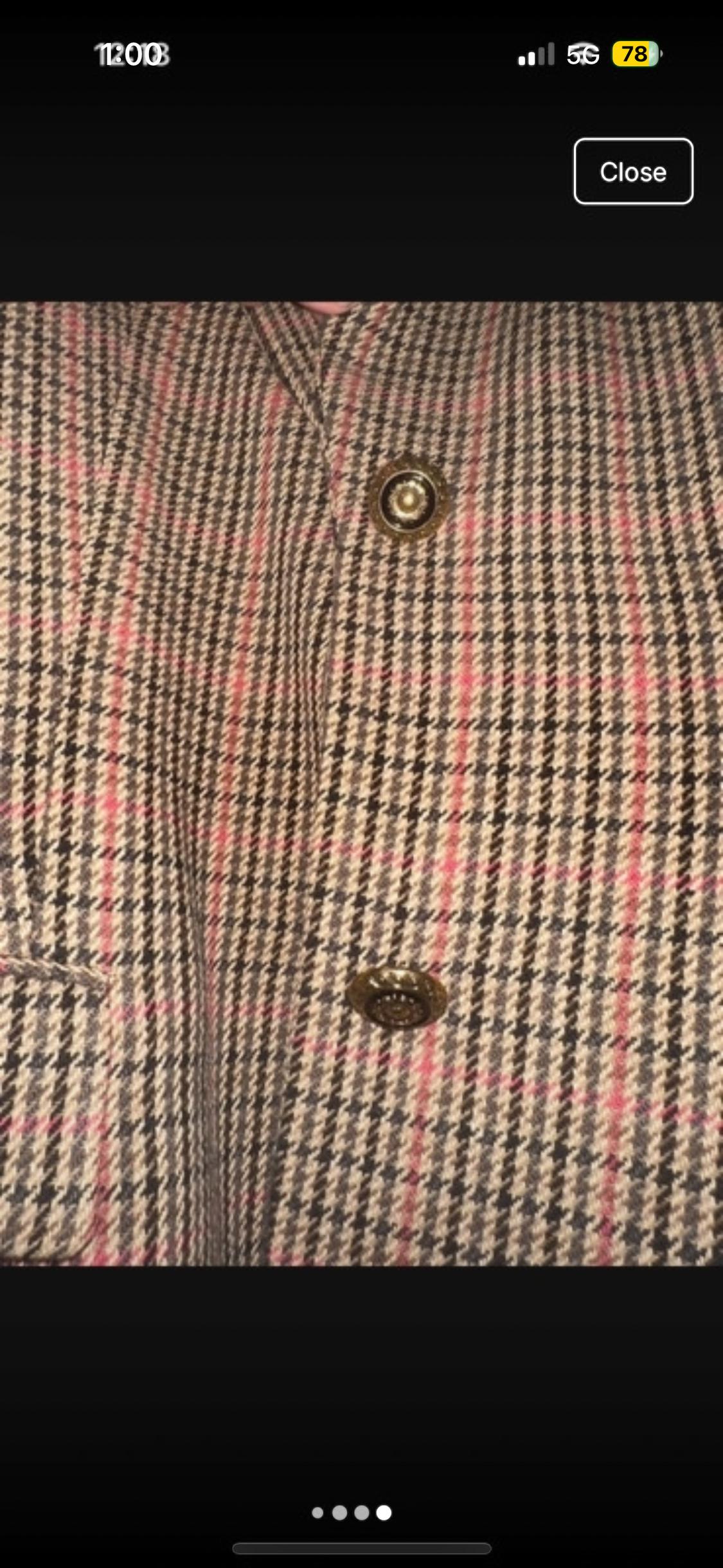 CHECK TAILORED BLAZER - Image 4