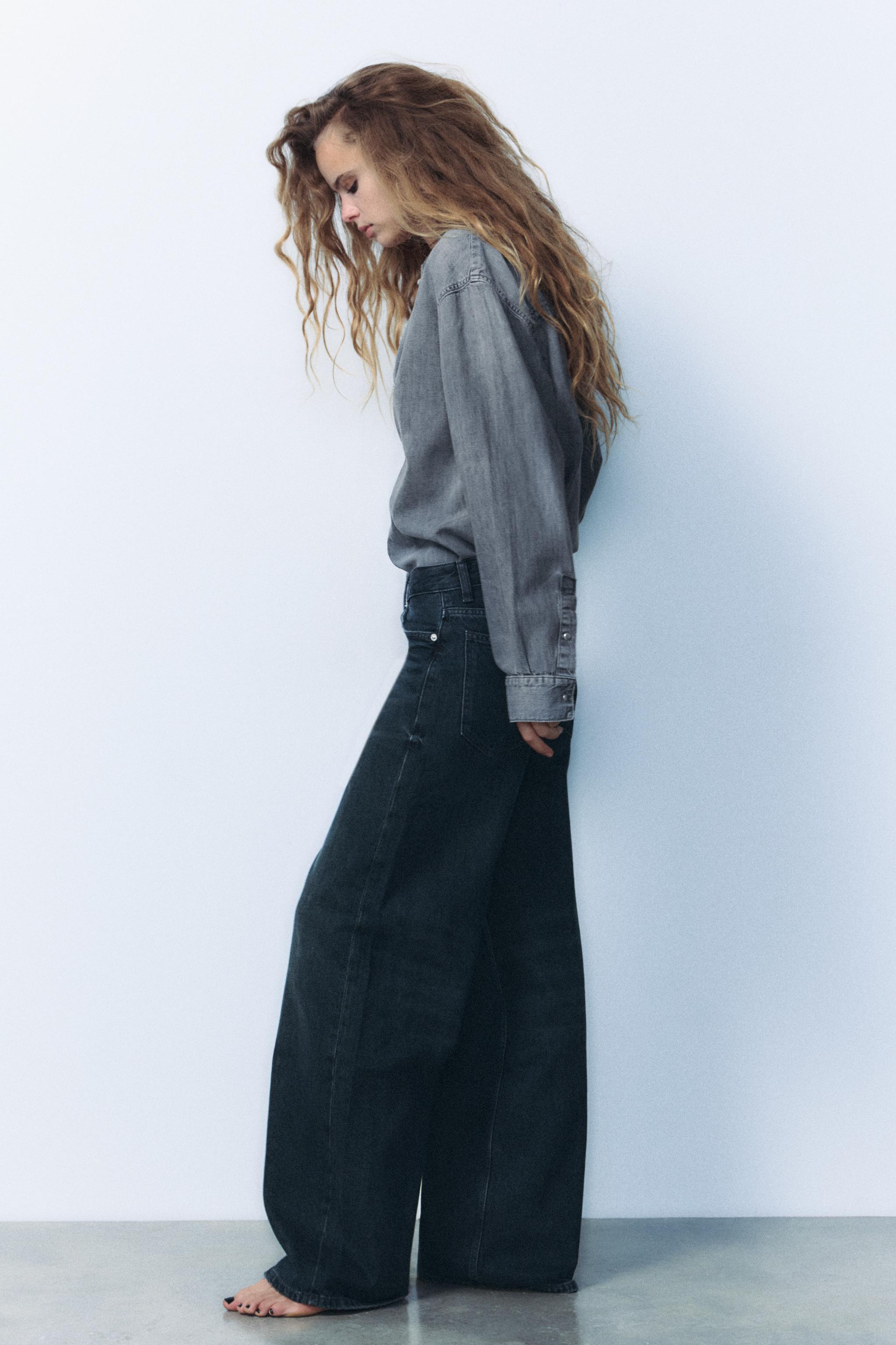 TRF LOW WAIST RELAXED JEANS - Midnight blue | ZARA United States