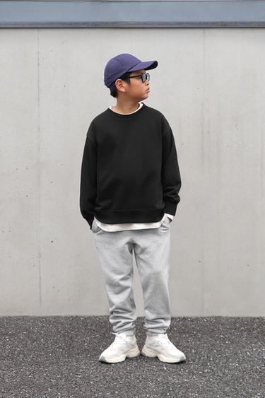 FLEECE JOGGER TROUSERS - Grey marl by Zara