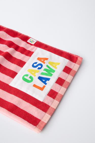SERVIETTE RAYURES CASA LAWA © X ZARA KIDS - rayures de Zara - Image 1