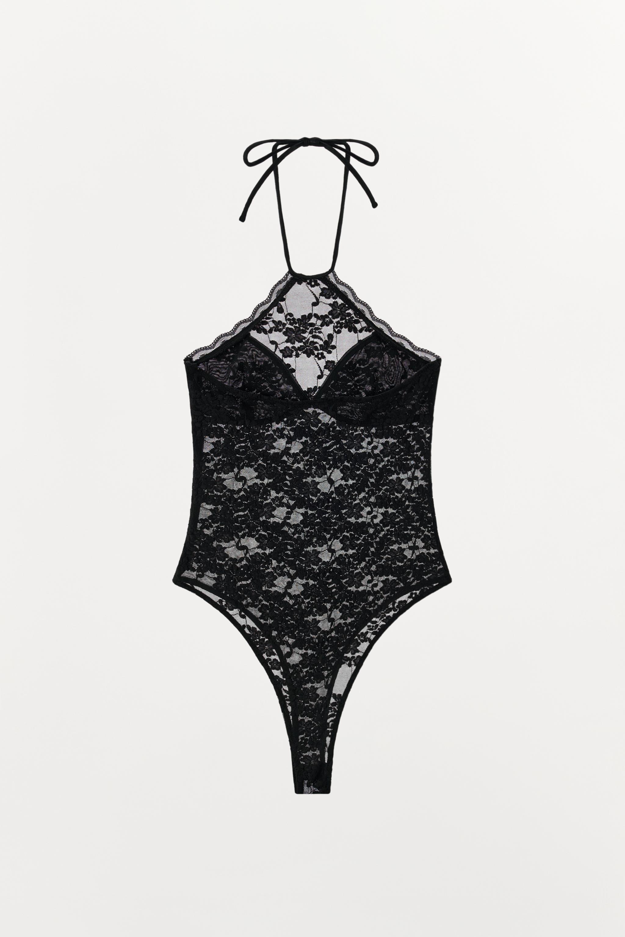 BODY halter EN DENTELLE