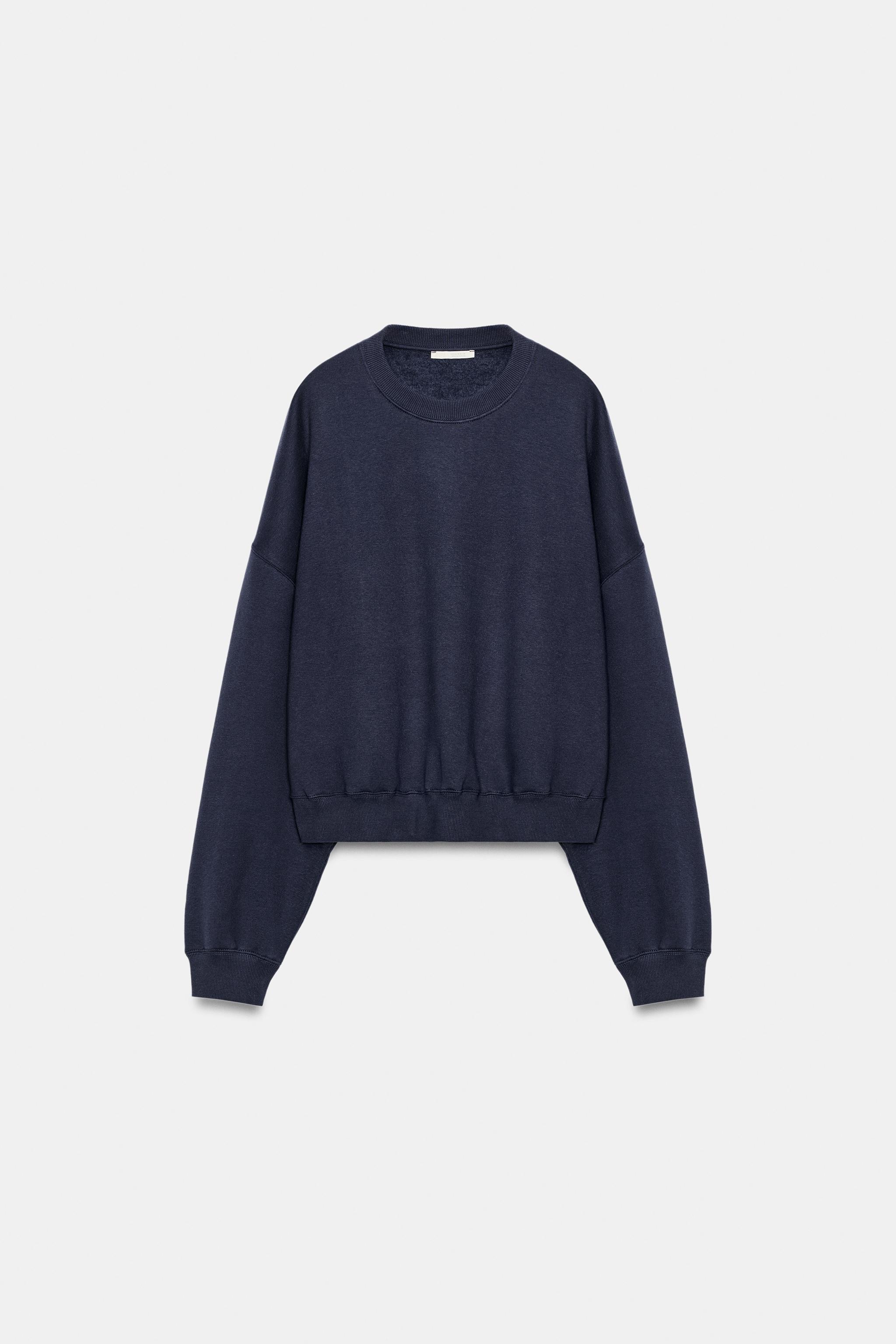 Zara BASIC SWEATSHIRT görsel 5