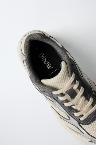 MESH SPORTS TRAINERS - Silver by Zara - Image 6