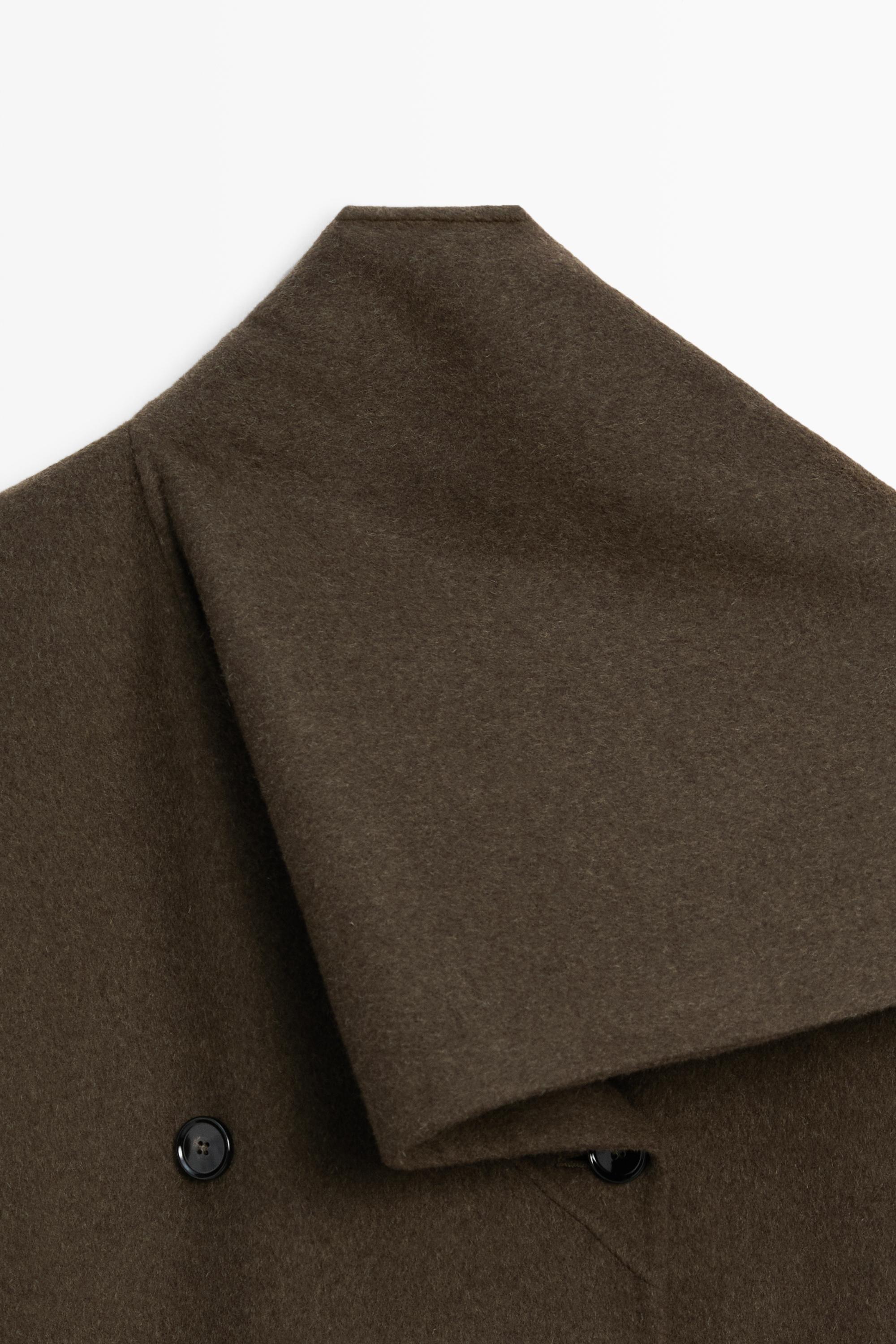 Manteau long avec écharpe