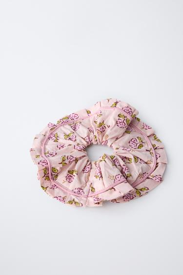 2-PACK OF BOHO PRINT SCRUNCHIES - Pink by Zara - Image 1