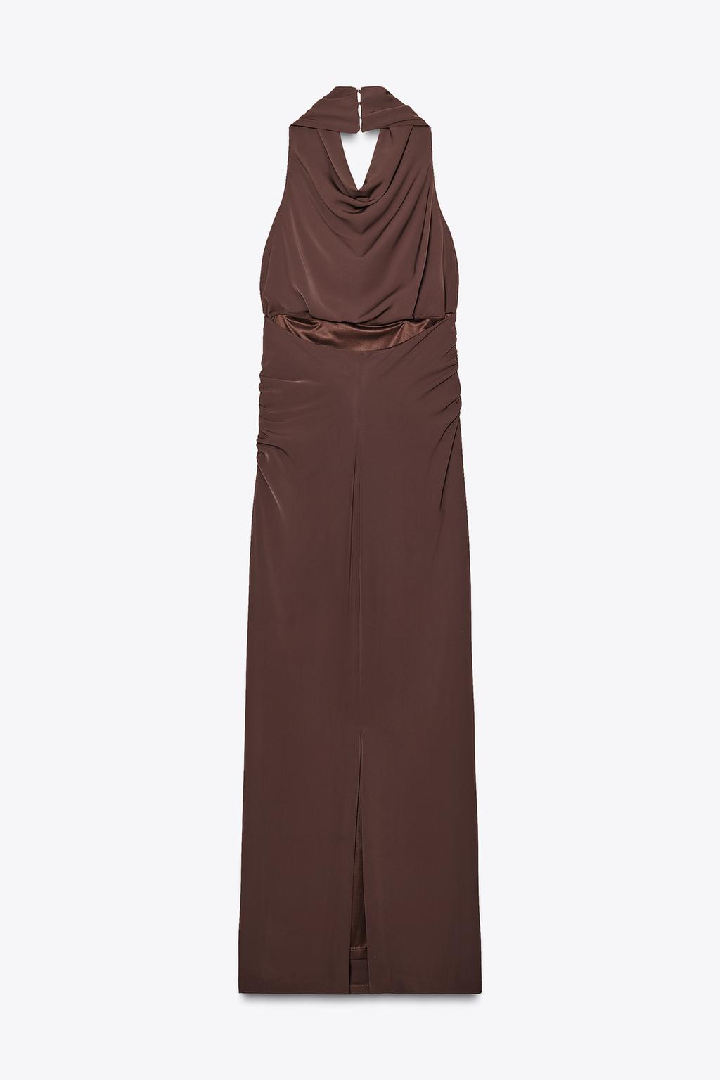 Thumbnail image for LONG HALTER DRESS WITH OPEN BACK