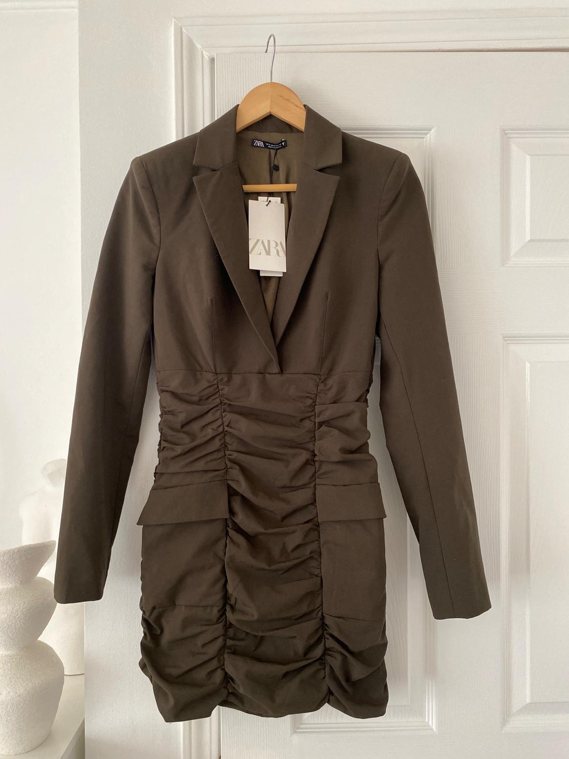 VESTIDO BLAZER DRAPEADOS