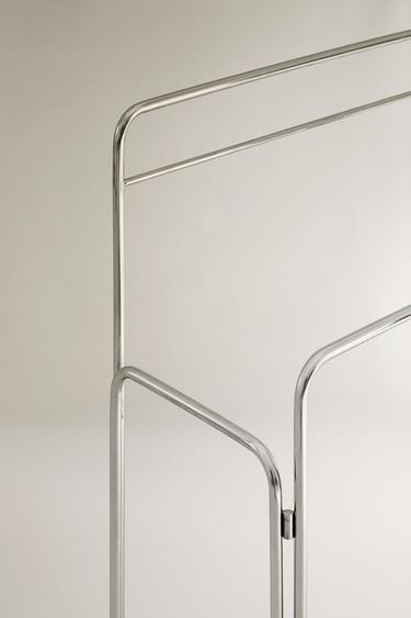 PORTE-SERVIETTES ACIER ET VERRE - Gris de Zara - Image 4