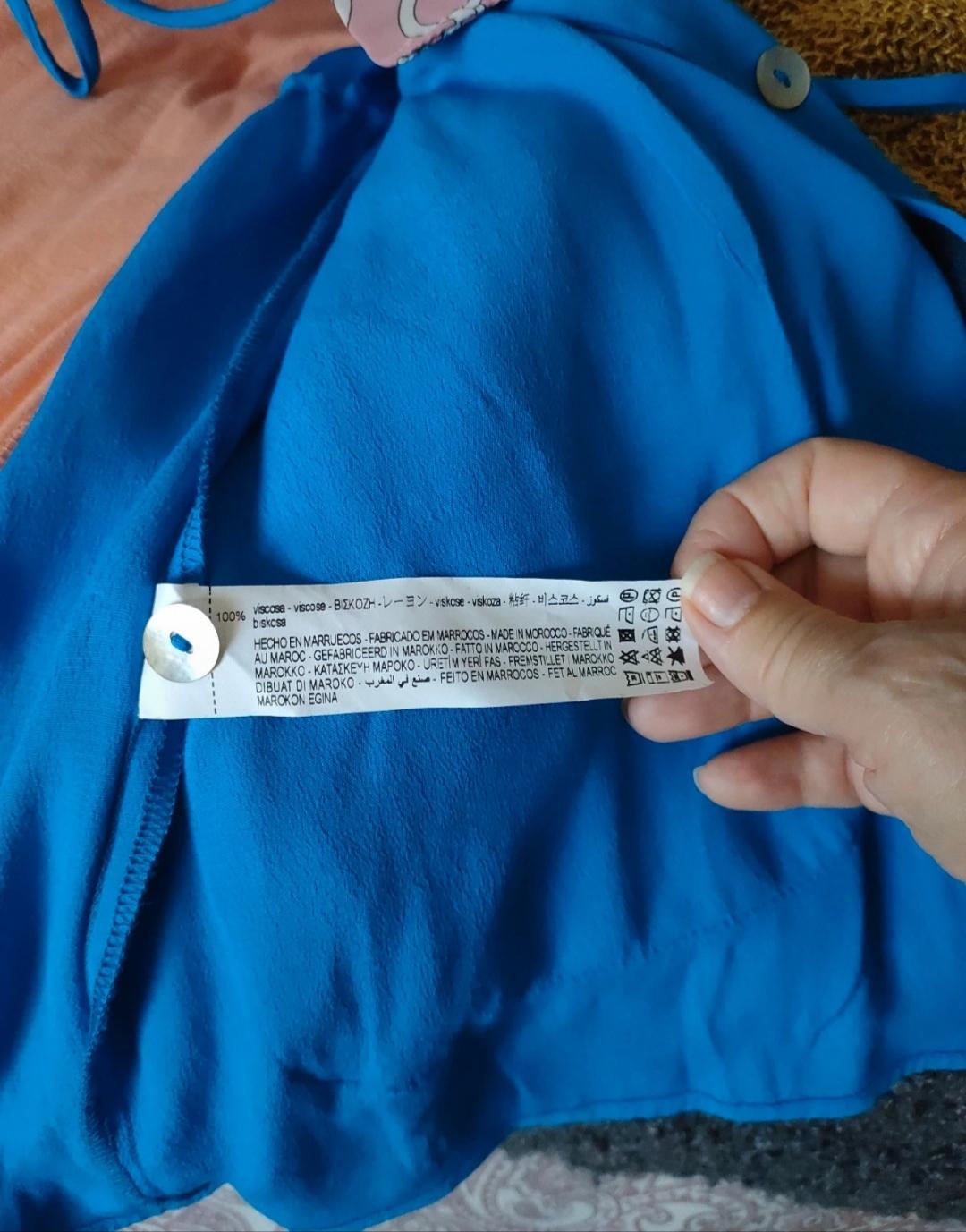 GATHERED BLOUSE WITH POCKETS - Image 4
