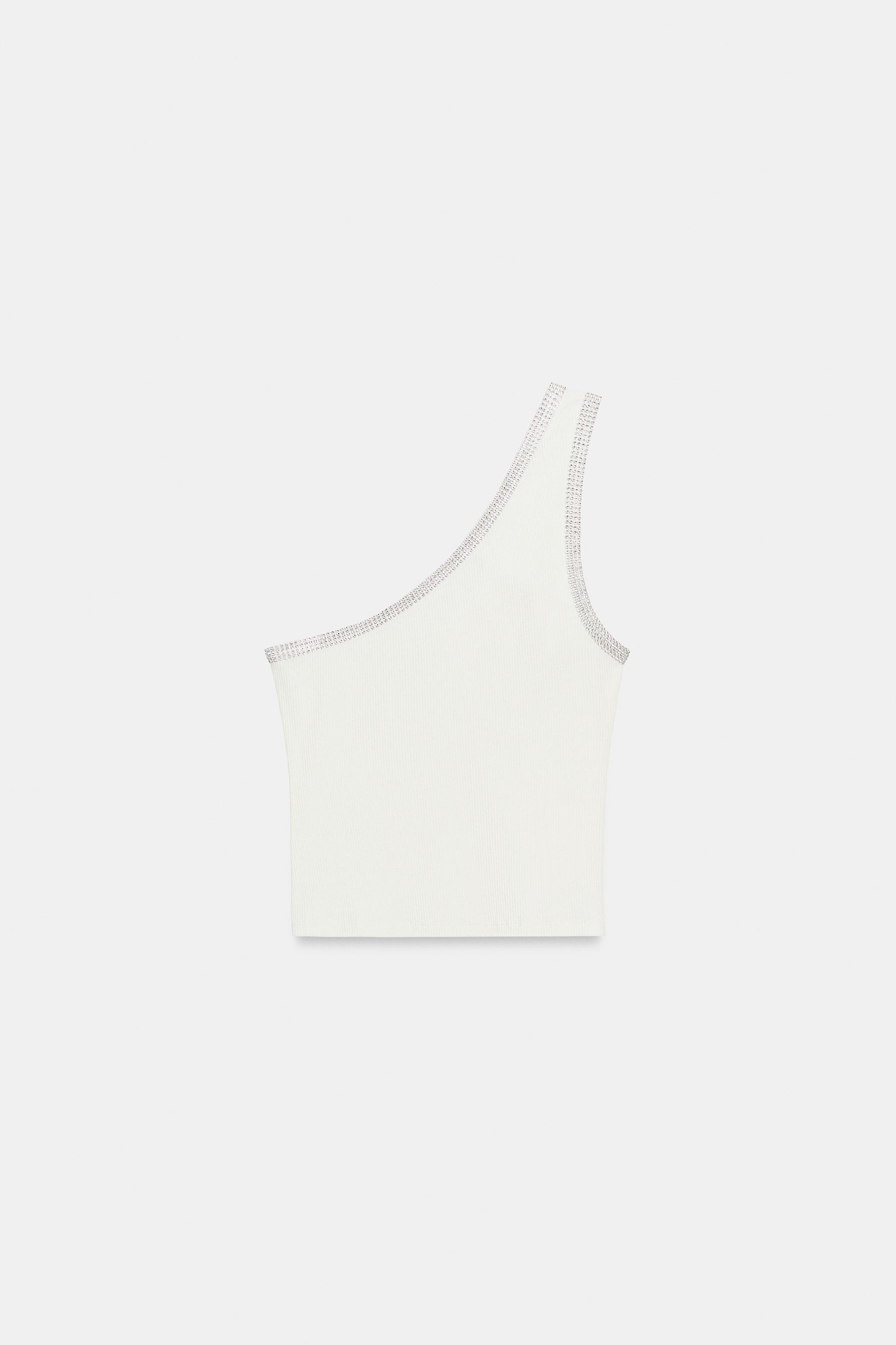 TOP ASYMÉTRIQUE BRILLANT
