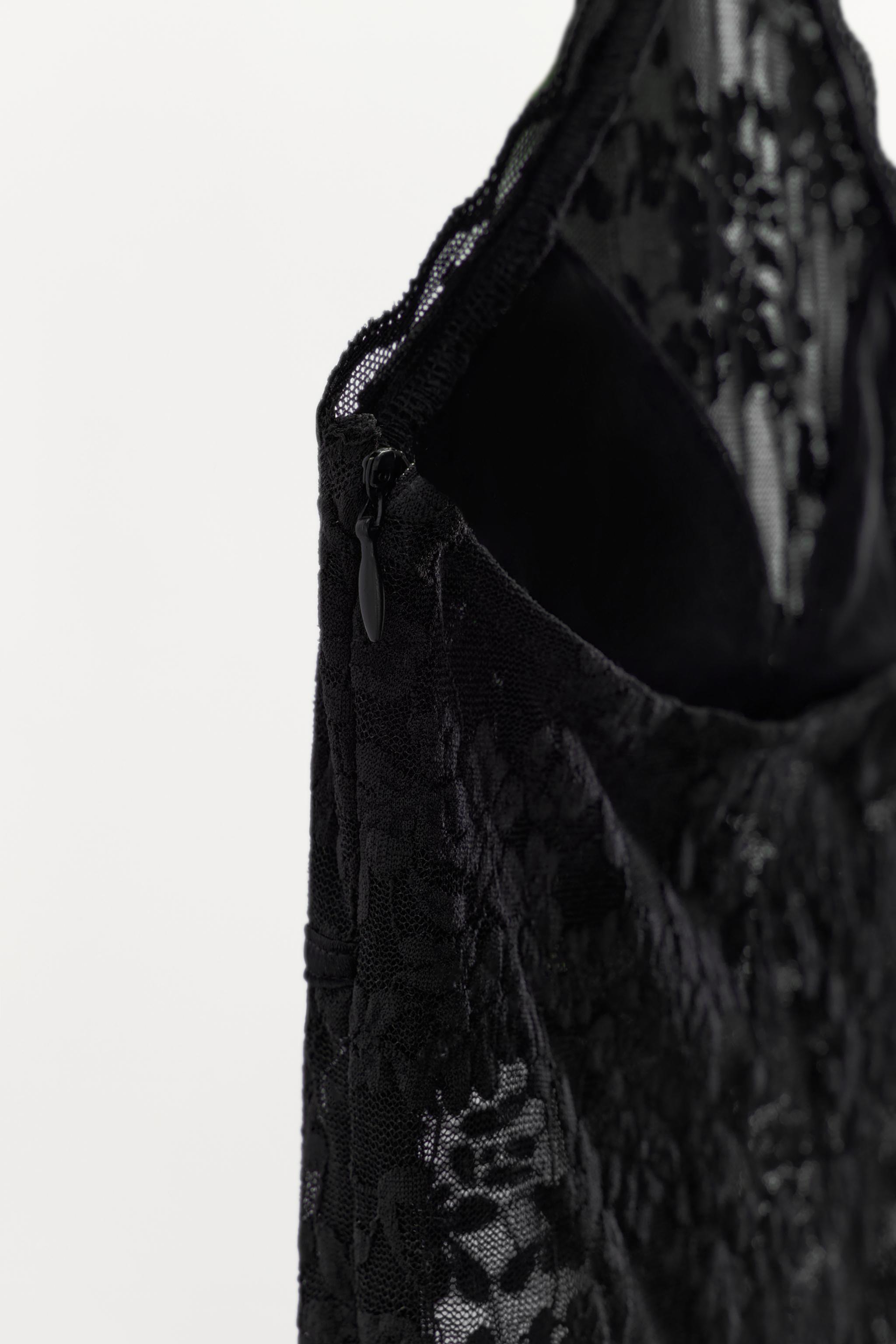 レース ホルターネック ボディスーツ - ブラック | ZARA Japan / 日本