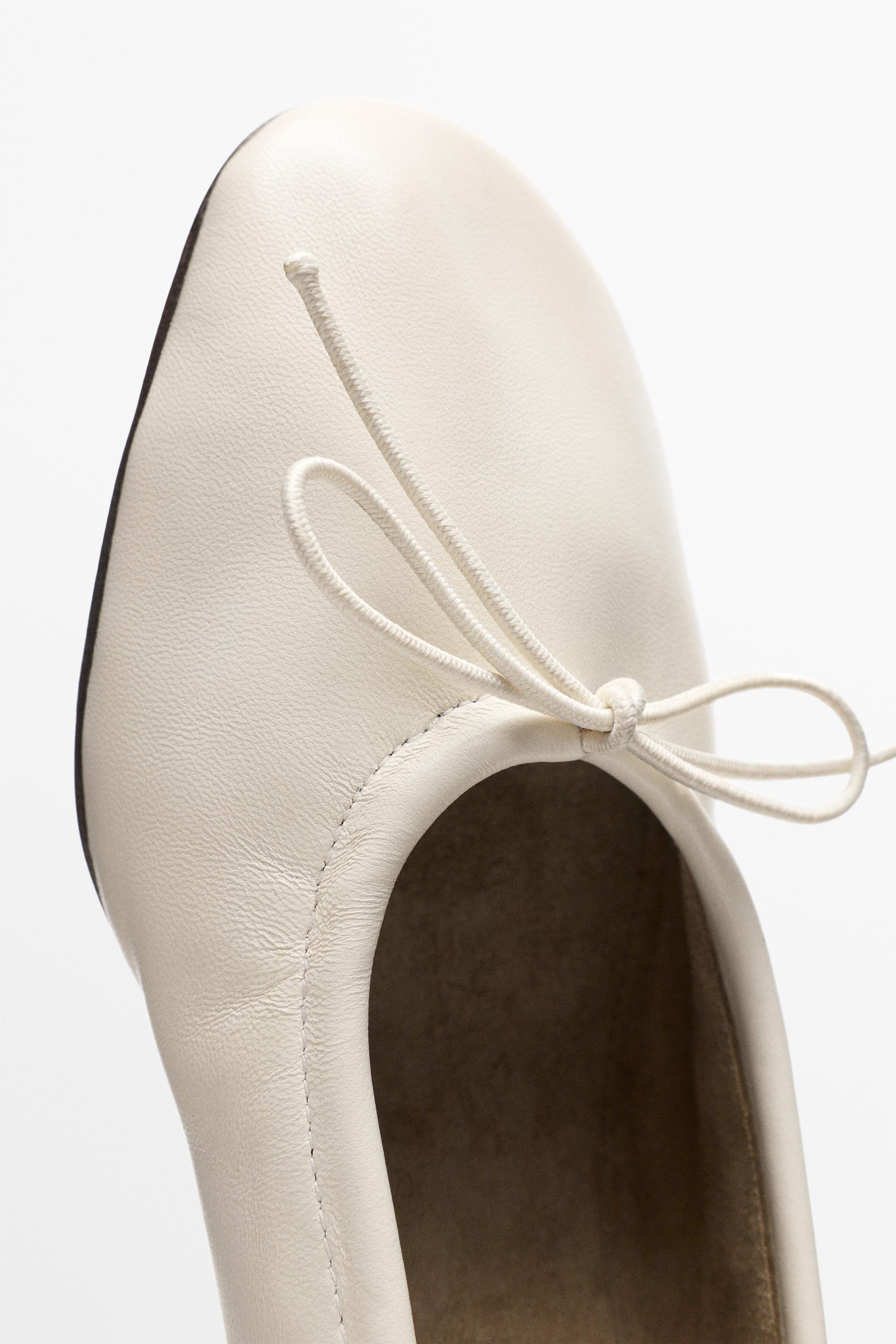 High-heel ballerinas