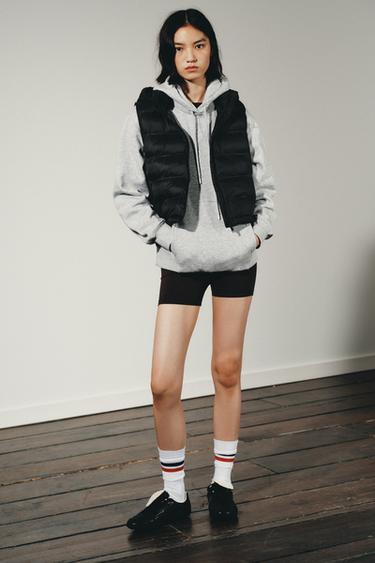 COMBINED PADDED GILET - Black by Zara