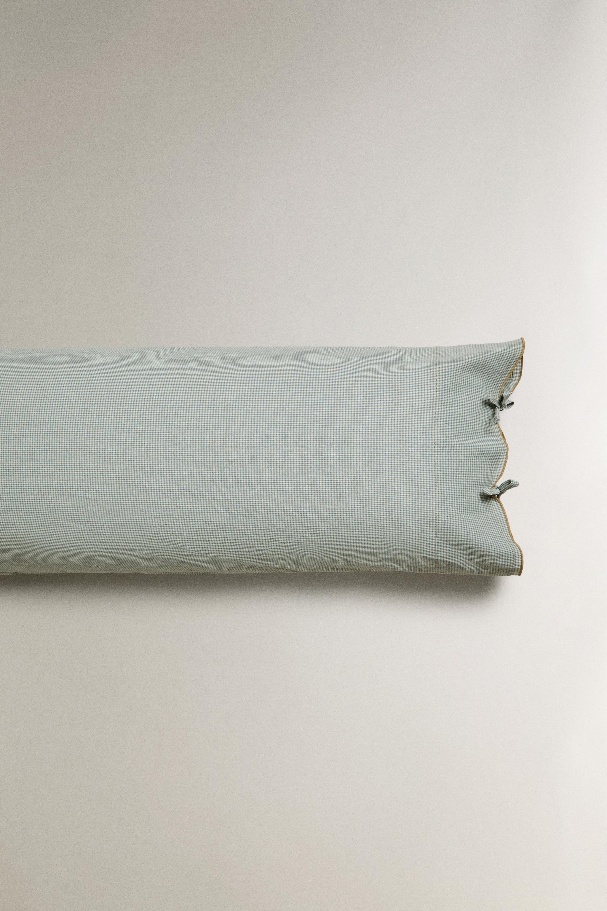KATHARINE POLE MINI CHECK PILLOWCASE