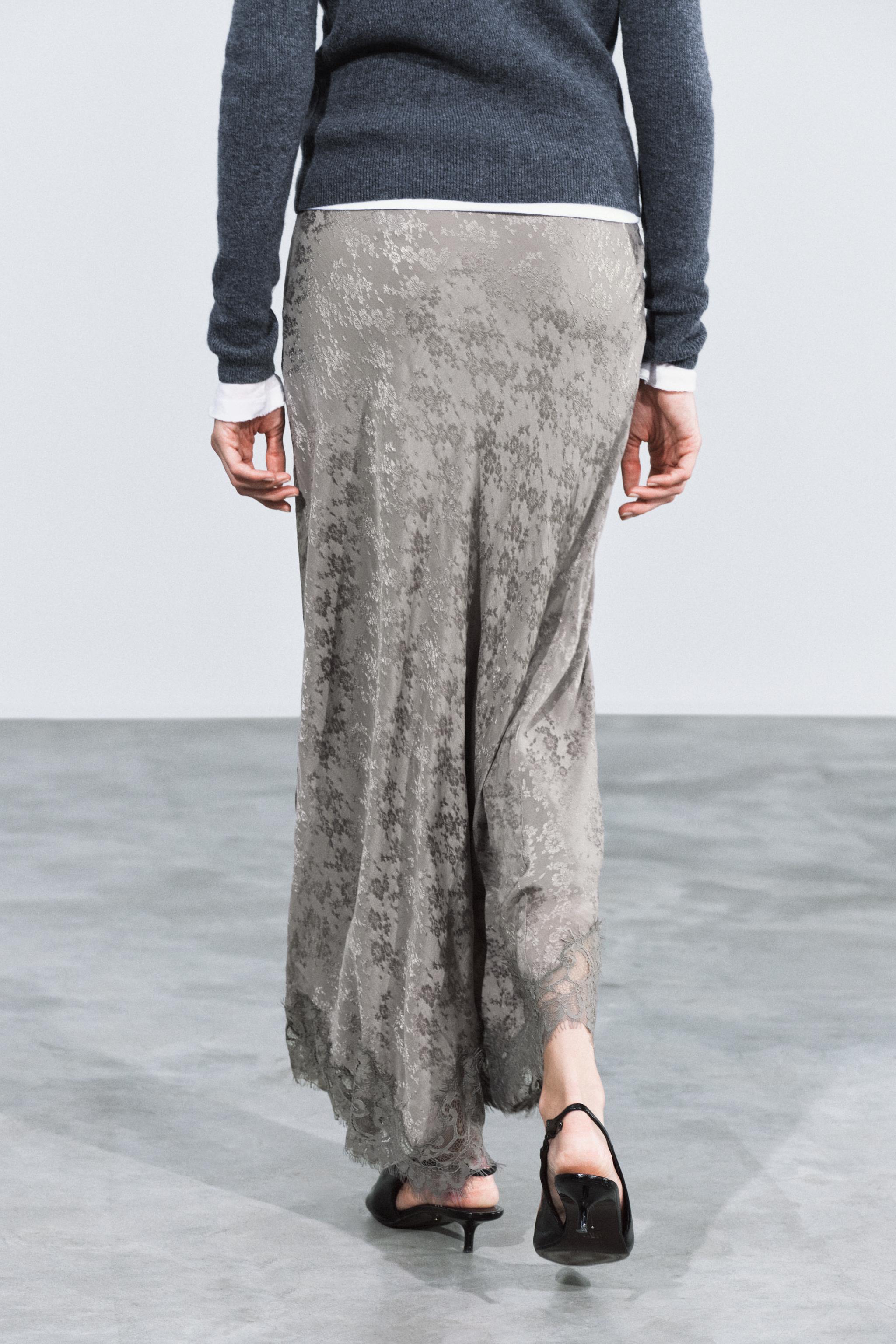 ZW COLLECTION LACE JACQUARD SKIRT - thumbnail 4
