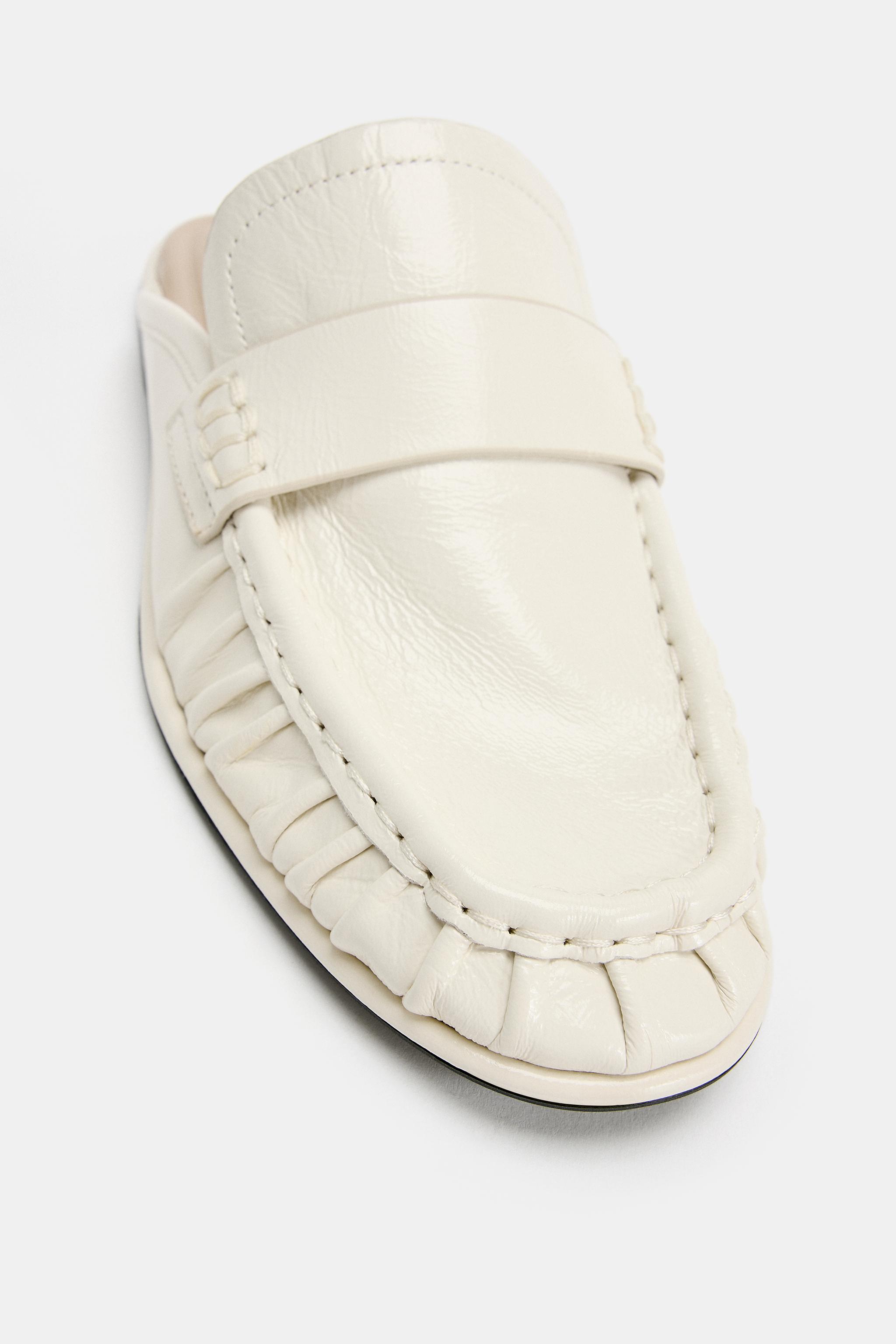 Leather Mule Loafers
